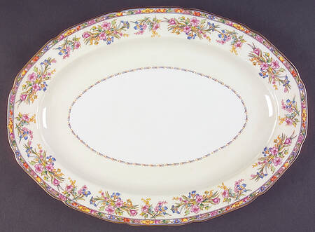 8987 15" Oval Serving Platter