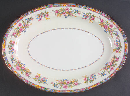 8987 12" Oval Serving Platter