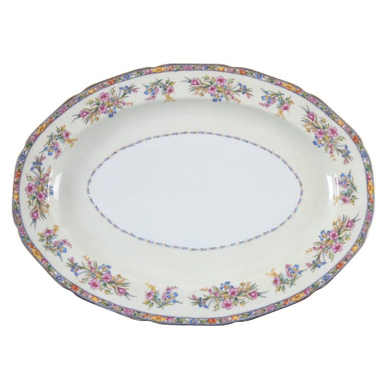 8987 16" Oval Serving Platter