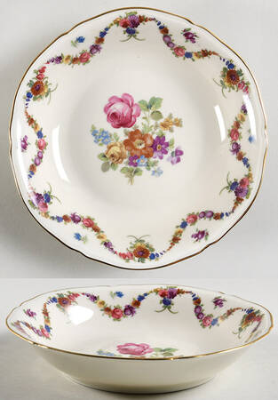 9954-9195 (Cream, Emboss Groove Edge) Coupe Soup Bowl