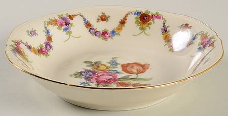 9954-9195 (Cream, Emboss Groove Edge) Coupe Soup Bowl