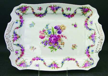 9954-9195 (White, Emboss Groove Edge) Large Sandwich Tray