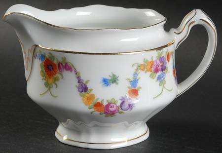 9954-9195 (White, Emboss Groove Edge) Creamer
