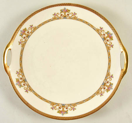Belgenland Handled Cake Plate