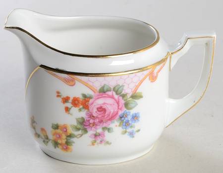 Bridal Rose (White Background) Creamer