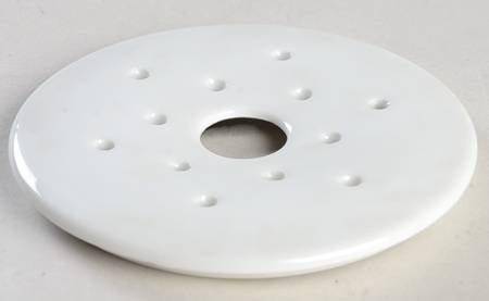 Bridal Rose (White Background) Strainer for Round Butter
