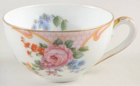Bridal Rose (White Background) Flat Cup