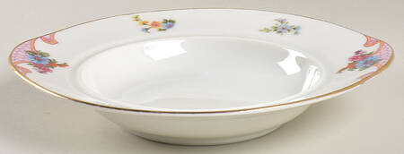 Bridal Rose (White Background) Round Butter No Lid