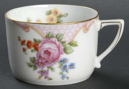 Bridal Rose (White Background) Flat Cup