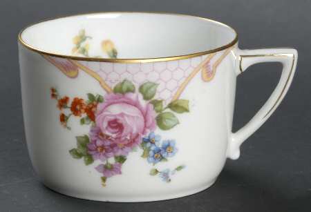 Bridal Rose (White Background) Flat Cup
