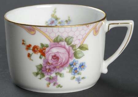 Bridal Rose (White Background) Flat Cup
