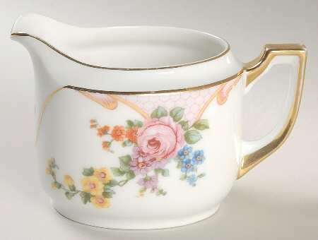 Bridal Rose (White Background) Creamer