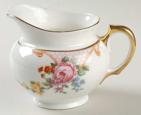 Bridal Rose (White Background) Creamer