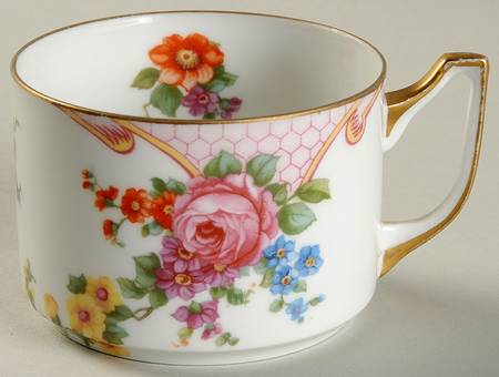 Bridal Rose (White Background) Flat Cup