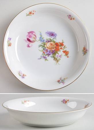 Dresdene (No Gold Filigree) Coupe Soup Bowl