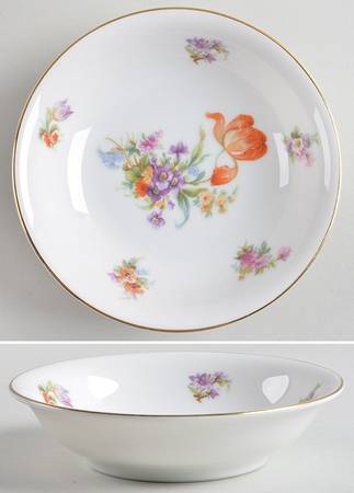 Dresdene (No Gold Filigree) Fruit/Dessert (Sauce) Bowl