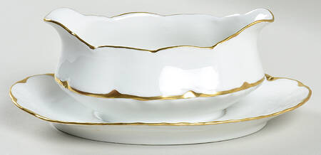 EPI39 Gravy Boat with Attached Underplate by Epiag