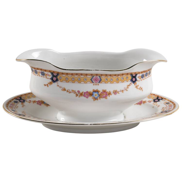 EPI66 Gravy Boat with Attached Underplate