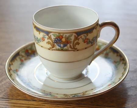 EPI67 Flat Demitasse Cup & Saucer Set