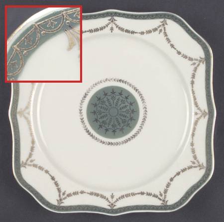 Killarney Square Salad Plate