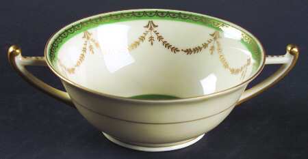 Killarney Footed Cream Soup Bowl