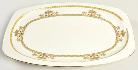 Moresque (Cream) 13" Oval Serving Platter