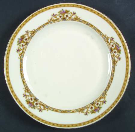Moresque (Cream) Luncheon Plate
