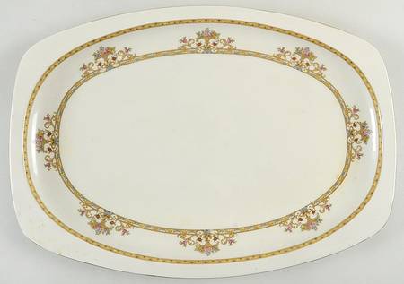 Moresque (Cream) 15" Oval Serving Platter