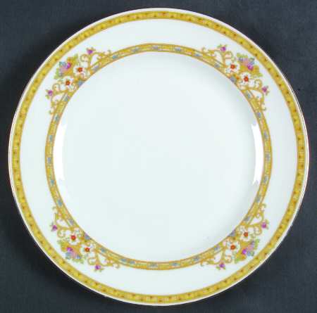 Moresque (White) Salad Plate