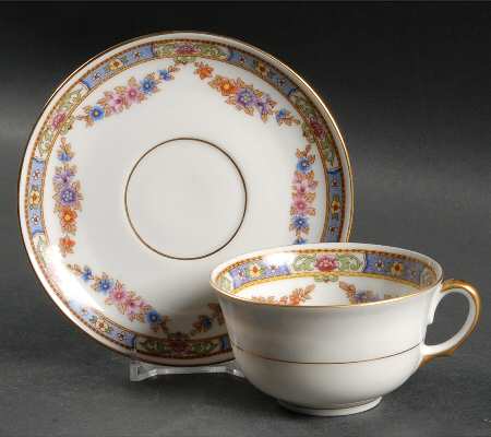 Normandy Flat Cup & Saucer Set