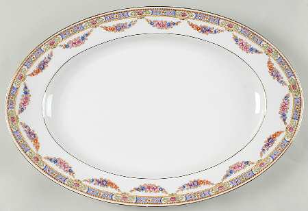 Normandy 17" Oval Serving Platter