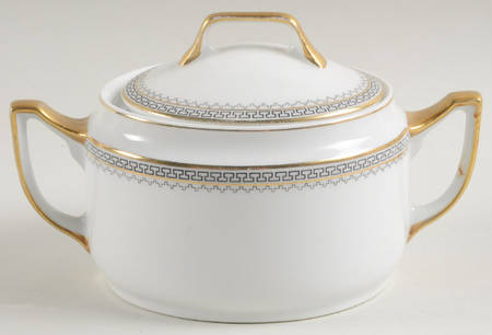 Parthenon (No Verge) Sugar Bowl & Lid