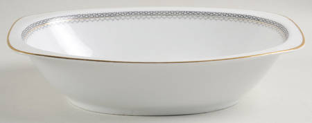 Parthenon (No Verge) 9" Oval Vegetable Bowl