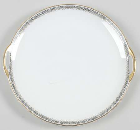 Parthenon (No Verge) Handled Cake Plate