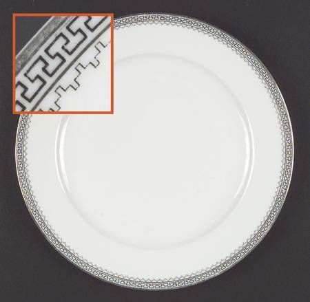 Parthenon (No Verge) Salad Plate