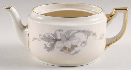 Pastelle (Cream Background, Smooth) Teapot No Lid