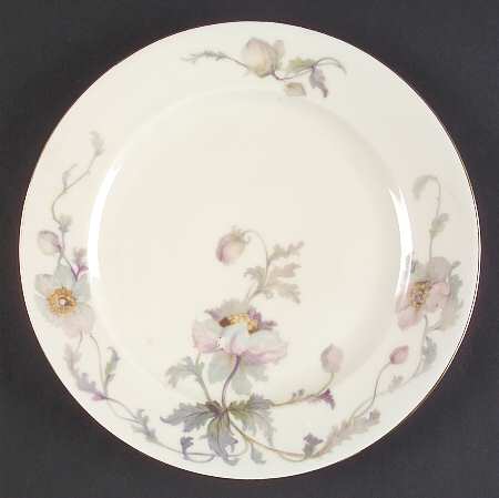 Pastelle (Cream Background, Smooth) Luncheon Plate