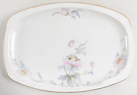 Pastelle (White Background) 14" Oval Serving Platter