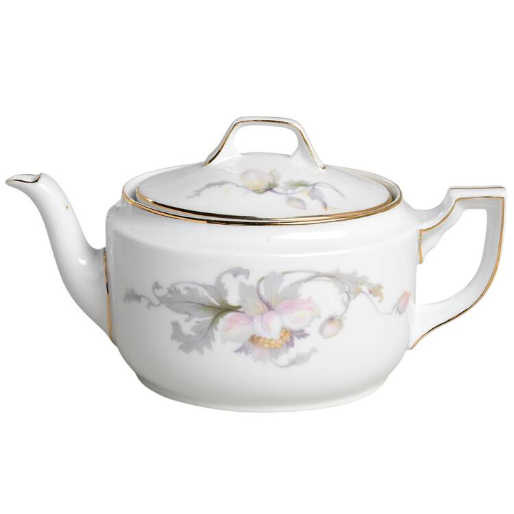 Pastelle (White Background) Teapot & Lid
