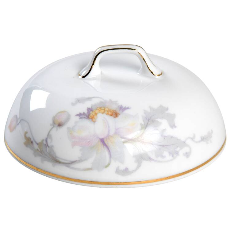 Pastelle (White Background) Lid for Round Butter