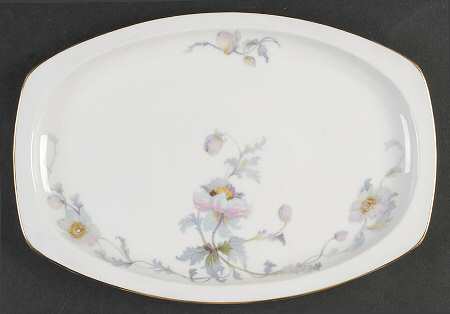 Pastelle (White Background) 12" Oval Serving Platter