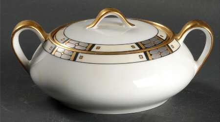 Platina Sugar Bowl & Lid