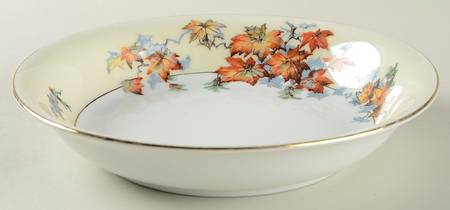 Silver Maple (Gold) Coupe Soup Bowl