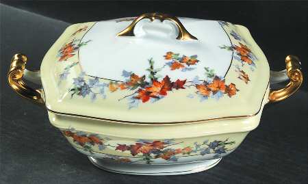 Silver Maple (Gold) Square Covered Vegetable