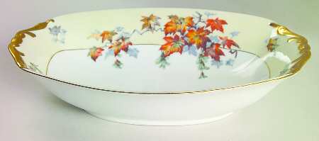 Silver Maple (Gold) 10" Oval Vegetable Bowl