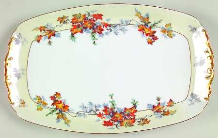 Silver Maple (Gold) 14" Oval Serving Platter