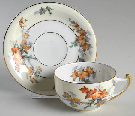 Silver Maple (Platinum) Flat Cup & Saucer Set