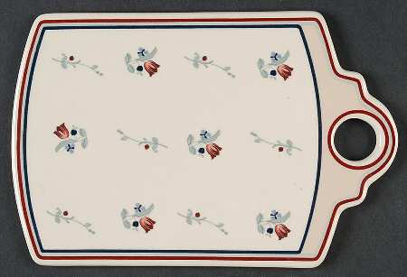 American Chintz Cheese and Cracker Board