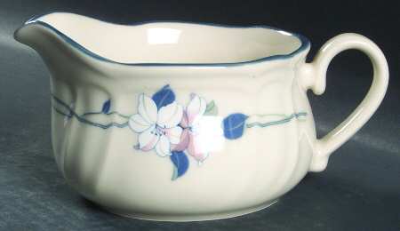 New Apple Blossom (Scalloped Edge) Gravy Boat