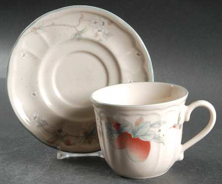 Apple Magic Flat Cup & Saucer Set by Epoch